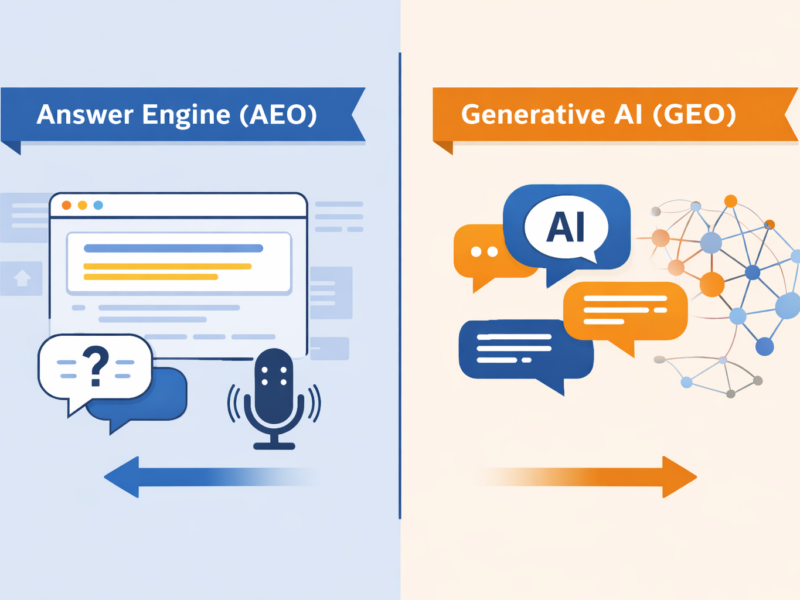 AEO vs GEO AI comparison