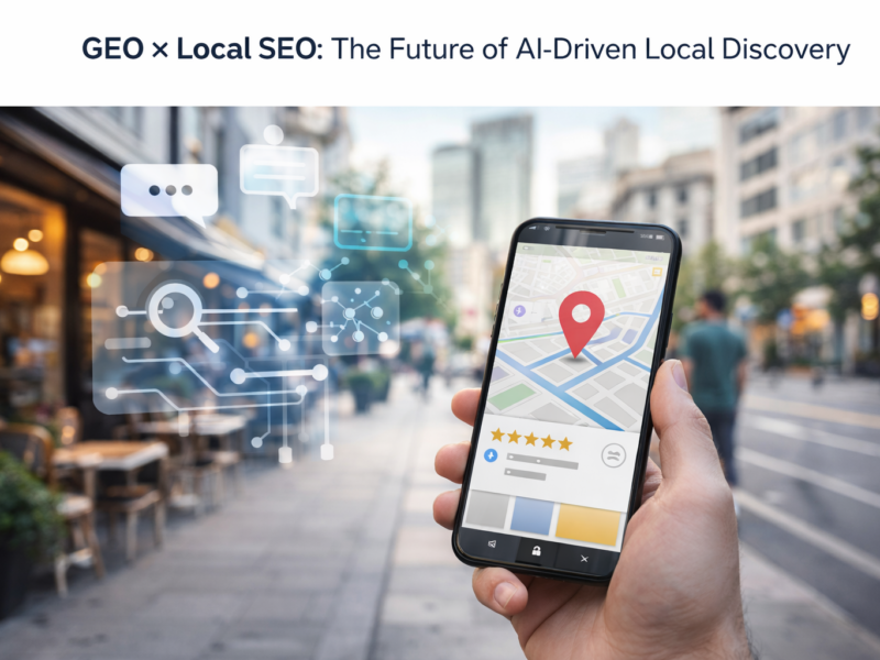 GEO × Local SEO Explained Ranking Is No Longer Enough