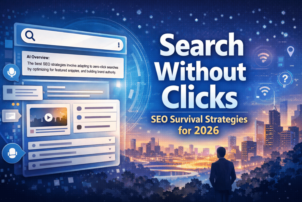 Search Without Cause Search Without Clicks: SEO Survival Strategies for 2026