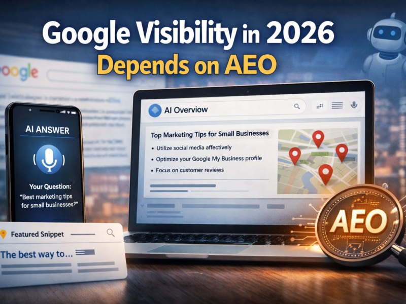 Google Visibility in 2026 Depends on AEO