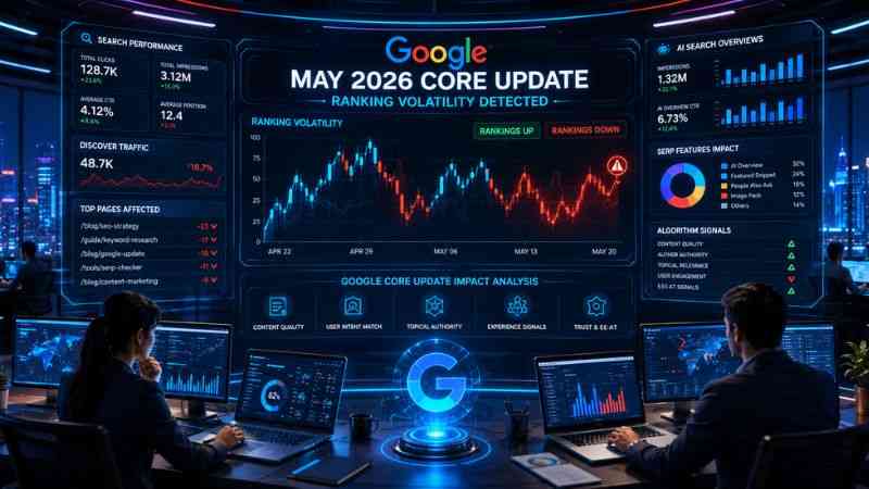 Google May 2026 Core Update: Ranking Changes, SEO Impact & Recovery Guide